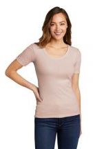 District® Women's V.I.T.Rib Scoop Neck Tee